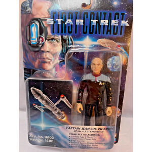 1996 Playmates - Star Trek First Contact - Captain Jean-Luc Picard - NOS